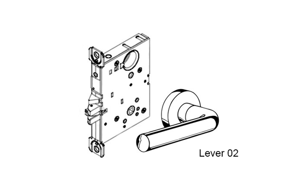 Schlage L9000 Series Mortise Lock W/ Cylinder